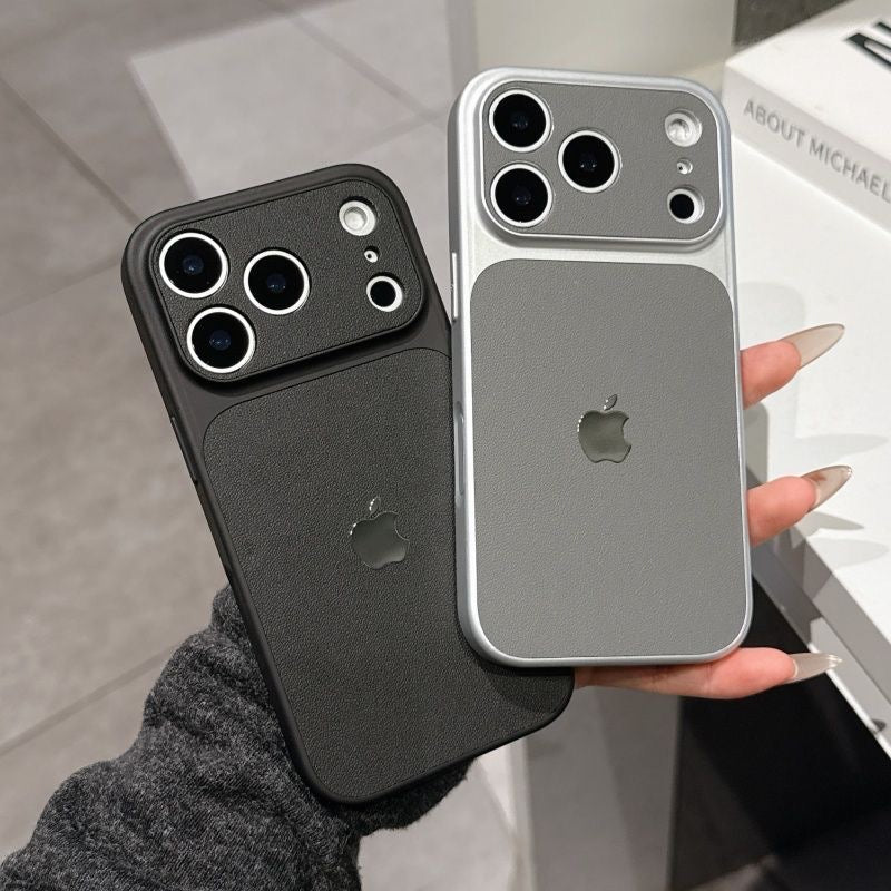 Luxury Genuine Leather iPhone Case for iPhone 17 / 16 / 15 / 14 / 13 – Premium Protective Cover with Card Holder & MagSafe Compatible
