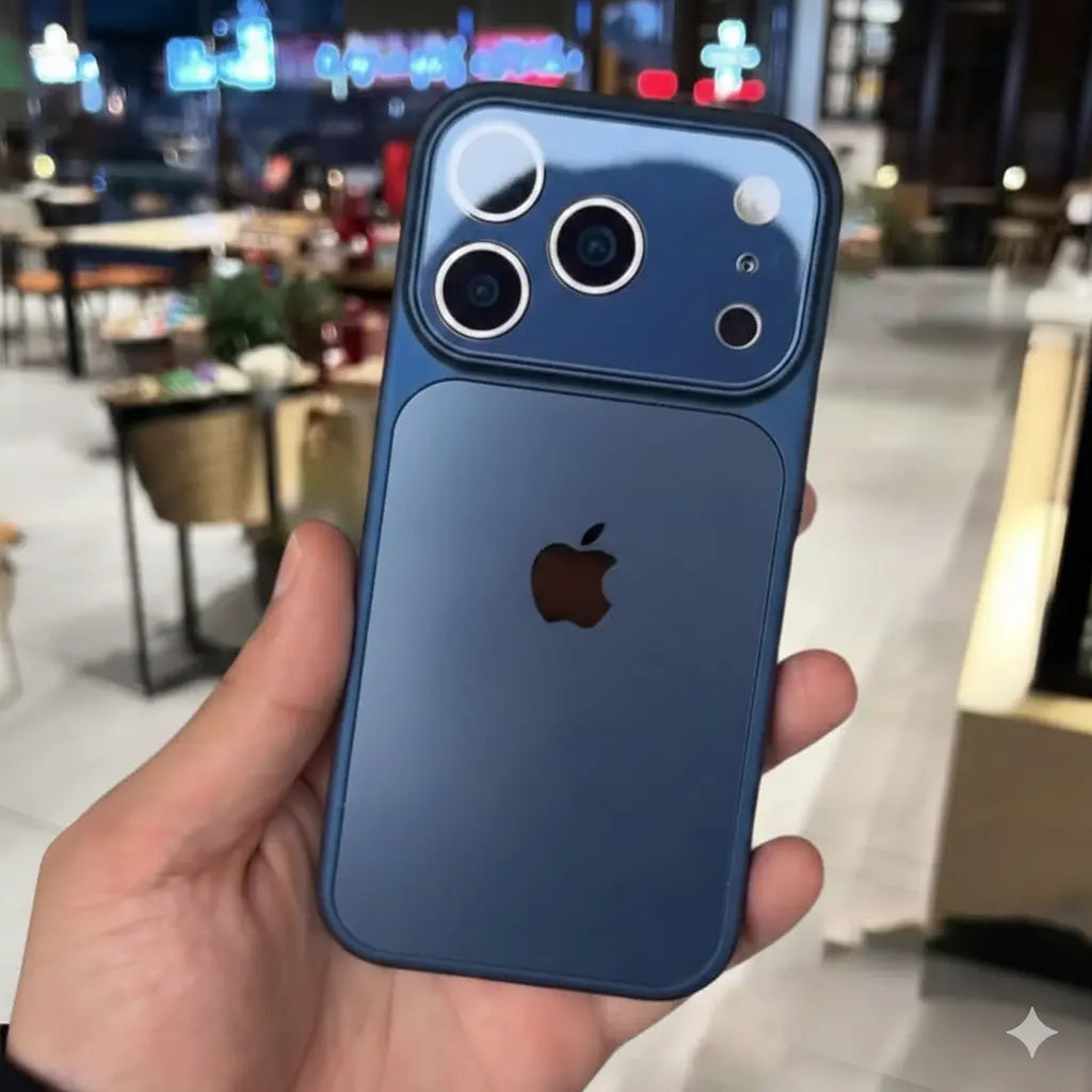 Luxury Matte Glass Case for iPhone 17 / 16 / 15 / 14 / 13 – Slim Shockproof Hard Cover with Elegant Frosted Finish