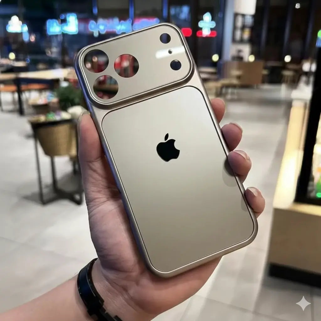 Luxury Matte Glass Case for iPhone 17 / 16 / 15 / 14 / 13 – Slim Shockproof Hard Cover with Elegant Frosted Finish