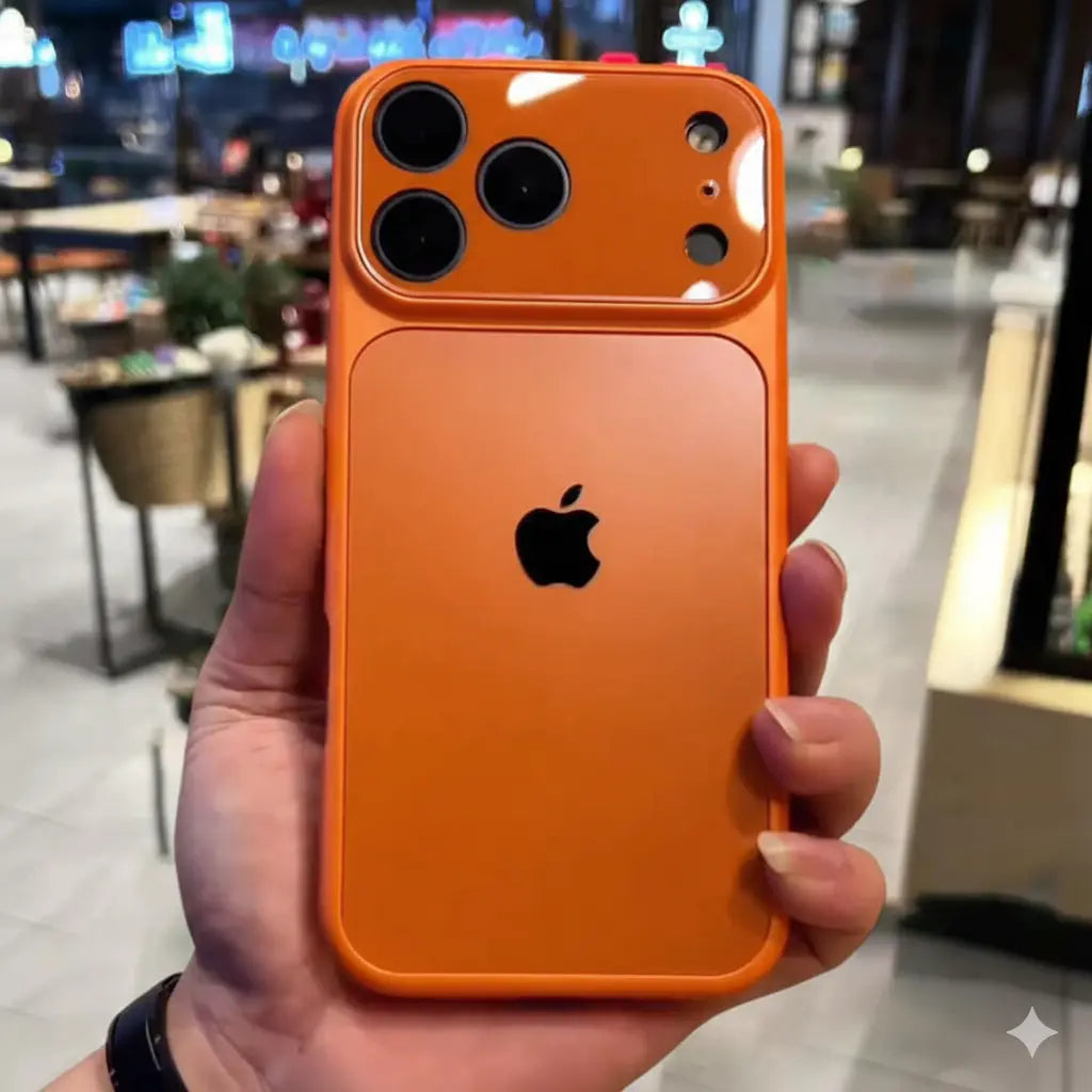 Luxury Matte Glass Case for iPhone 17 / 16 / 15 / 14 / 13 – Slim Shockproof Hard Cover with Elegant Frosted Finish