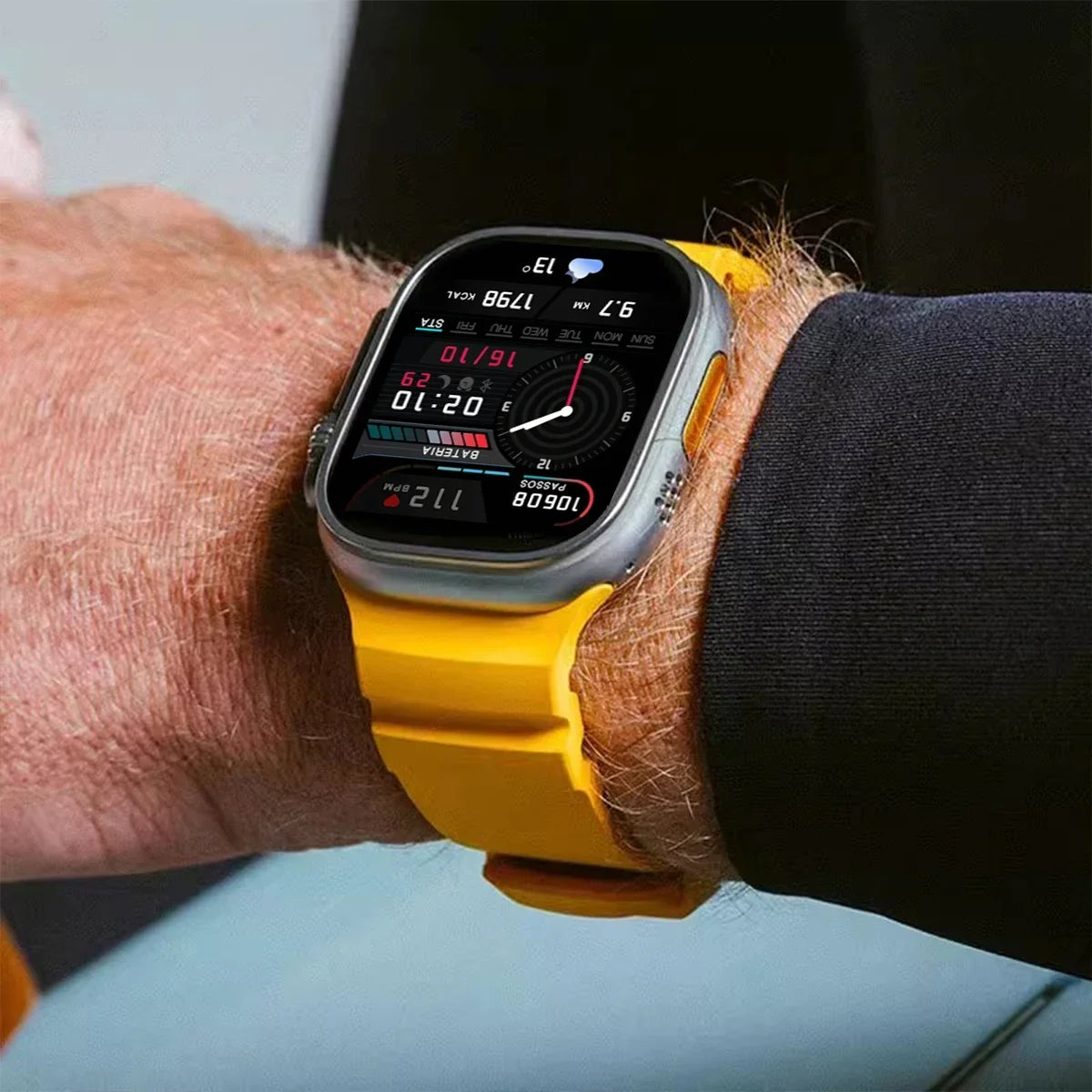 Silicone Sports Band for Apple Watch – Sweat-Proof Breathable Replacement Strap for All Series Ultra 2 / 9 / 8 / 7 / SE for Active Use