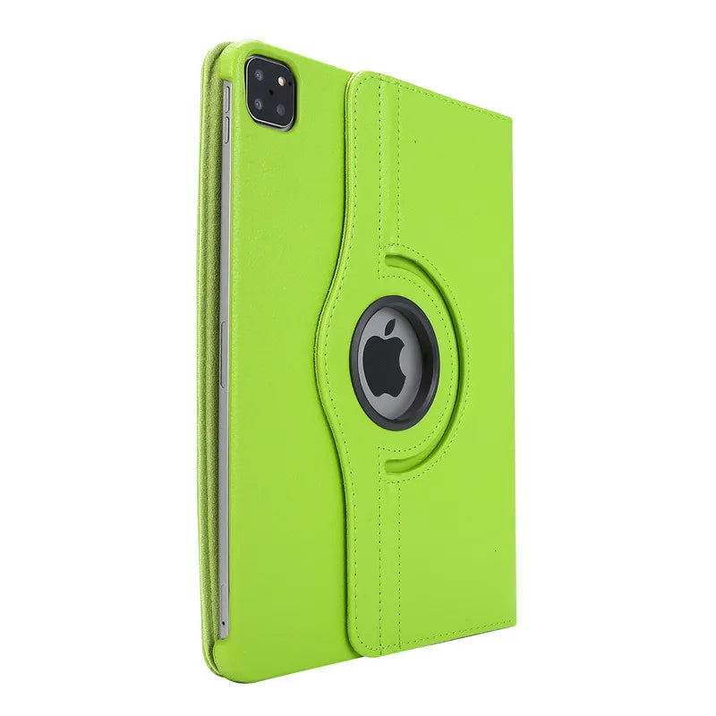 360° Rotating Stand Case for iPad Air & iPad Pro – Shockproof Multi-Angle Folio Cover with Auto Sleep/Wake & Stylus Holder