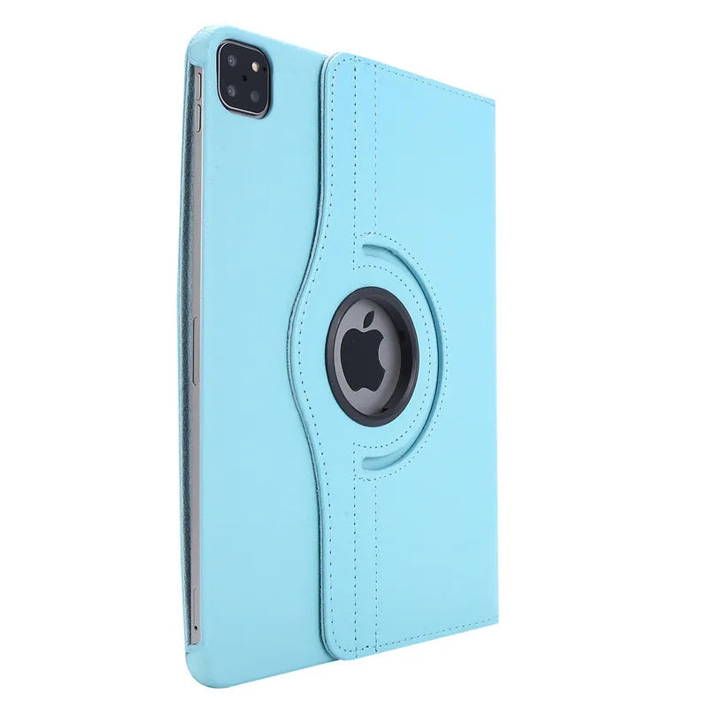 360° Rotating Stand Case for iPad Air & iPad Pro – Shockproof Multi-Angle Folio Cover with Auto Sleep/Wake & Stylus Holder