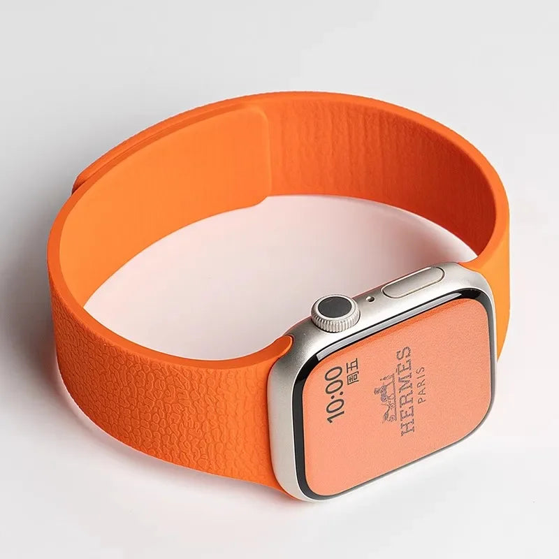 New Soft Silicone Sport Strap for Apple Watch – Sweat-Proof Breathable Replacement Band Compatible with All Series Ultra 2 / 9 / 8 / 7 / SE in Multiple Colors