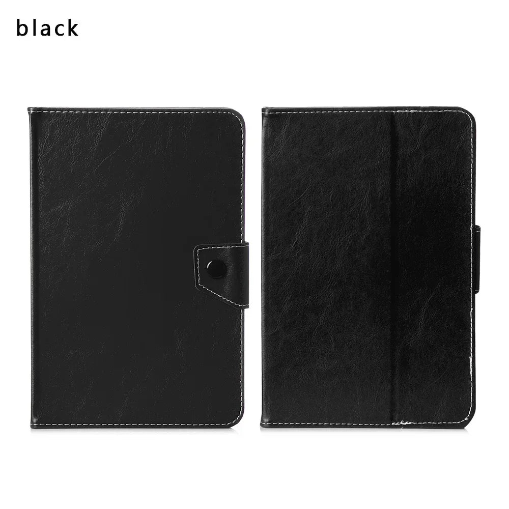 PU Leather 360° Flip Stand Tablet Case, 7–10 Inch