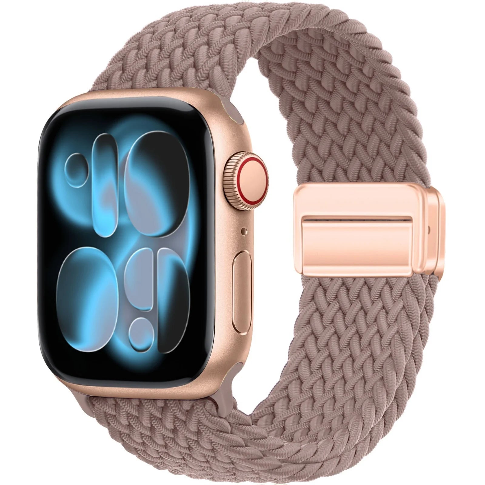 Magnetic Loop Apple Watch Band for Series 6 / 7 / 8 / 9 – Stainless Steel Mesh Bracelet with Adjustable Fit for Men & Women