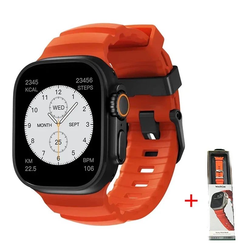 Silicone Sports Band for Apple Watch – Sweat-Proof Breathable Replacement Strap for All Series Ultra 2 / 9 / 8 / 7 / SE for Active Use