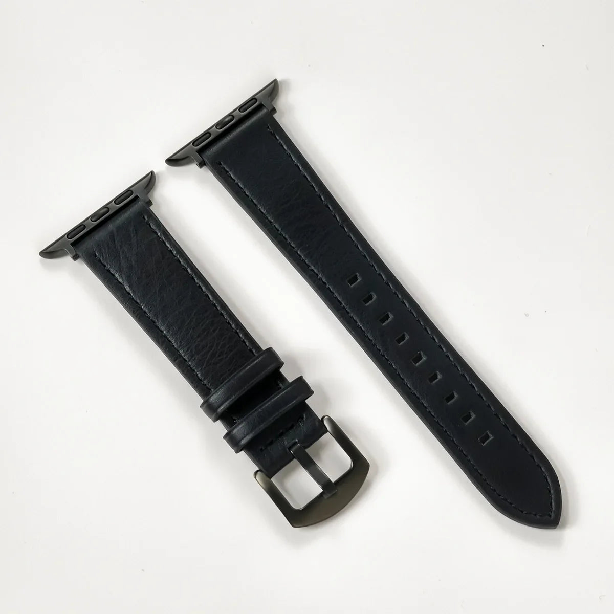 Genuine Leather Apple Watch Band – Classic Style Compatible with All Series Ultra 2 / Ultra / 9 / 8 / 7 / 6 / SE for Men & Women