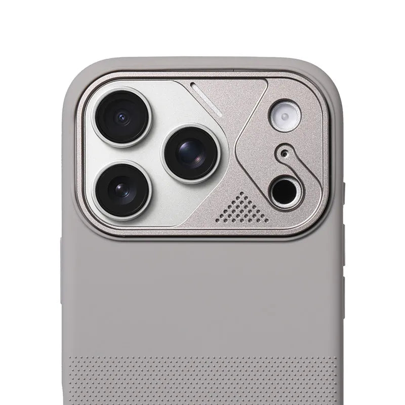 MagSafe Silicone Case with Alloy Metal Lens Ring for iPhone 17 – Shockproof Soft Cover with Camera Protection & Wireless Charging Compatible