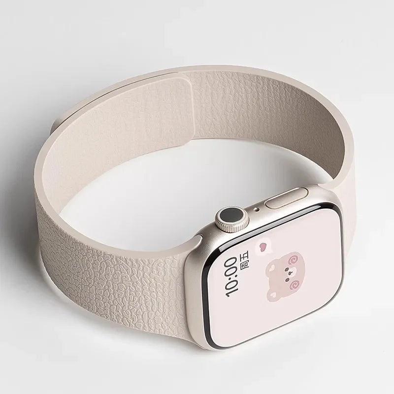 New Soft Silicone Sport Strap for Apple Watch – Sweat-Proof Breathable Replacement Band Compatible with All Series Ultra 2 / 9 / 8 / 7 / SE in Multiple Colors