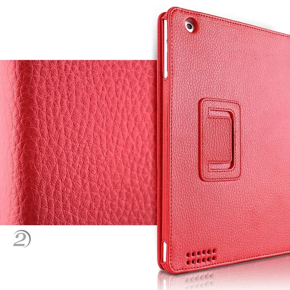 PU Leather Flip Cover Case for iPad 2 / 3 / 4 – Magnetic Smart Cover with Stand Function & Full Body Protection