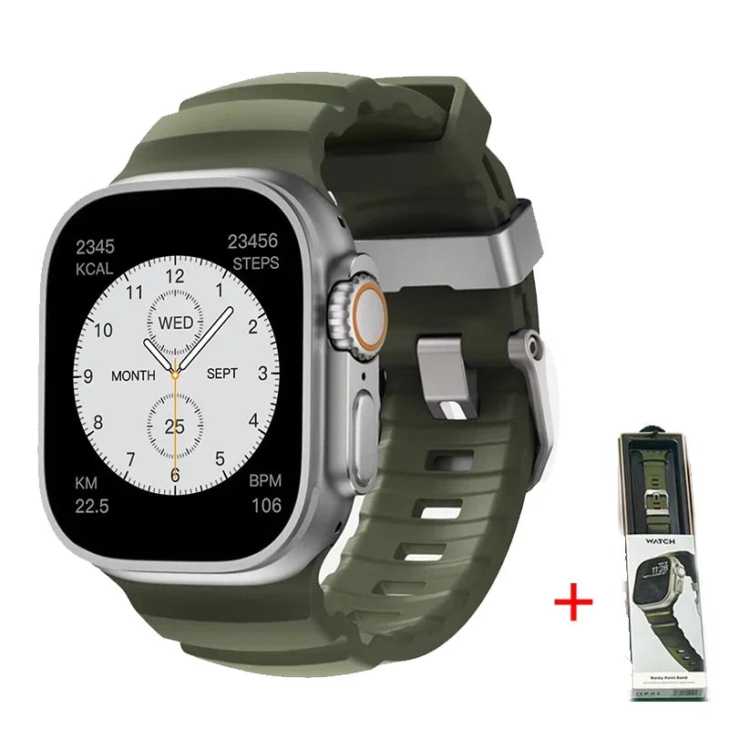 Silicone Sports Band for Apple Watch – Sweat-Proof Breathable Replacement Strap for All Series Ultra 2 / 9 / 8 / 7 / SE for Active Use