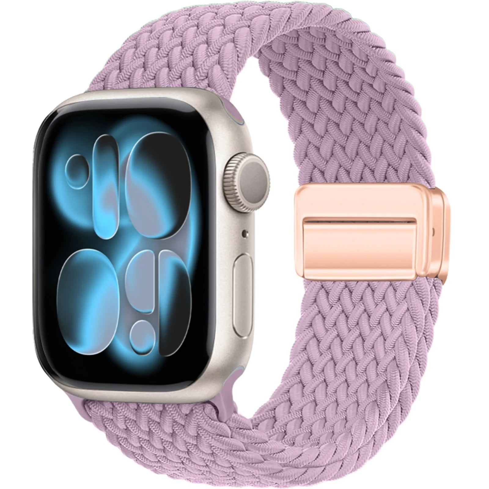 Magnetic Loop Apple Watch Band for Series 6 / 7 / 8 / 9 – Stainless Steel Mesh Bracelet with Adjustable Fit for Men & Women