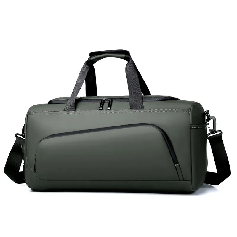 Sports Gym Bag with Shoe Compartment & Wet/Dry Separation – Large Capacity Multi-Pocket Travel Duffel for Men & Women