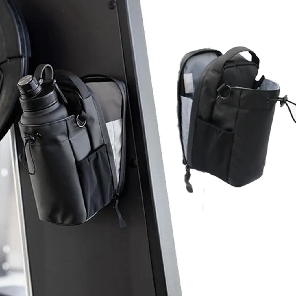 Magnetic Closure Gym Bag – Large Nylon Sports Organizer with Water Bottle Pouch & Wet Dry Separation