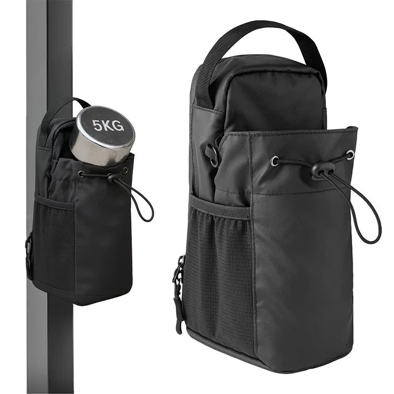 Magnetic Closure Gym Bag – Large Nylon Sports Organizer with Water Bottle Pouch & Wet Dry Separation