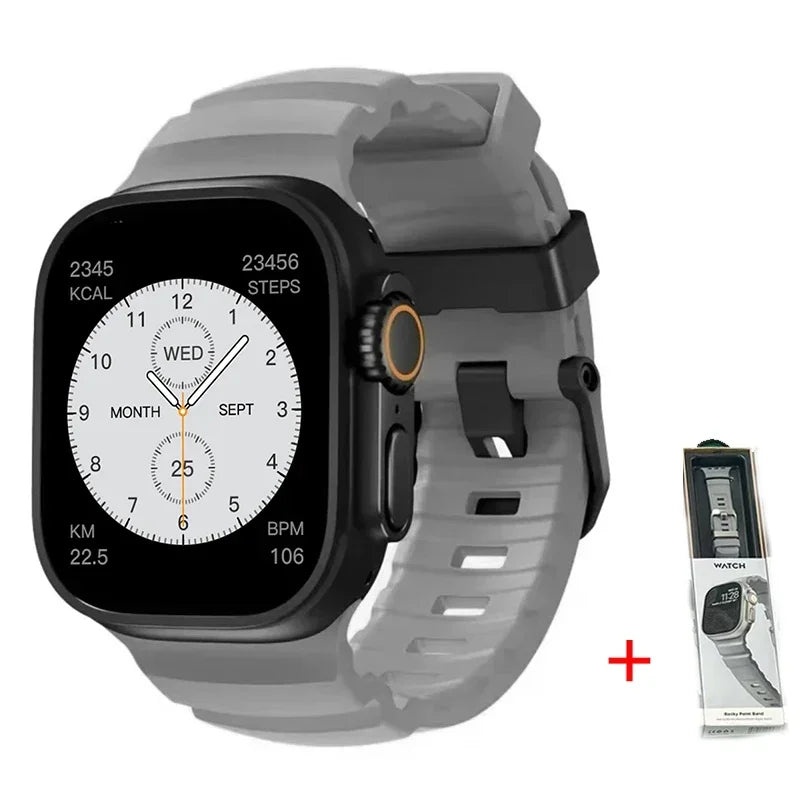 Silicone Sports Band for Apple Watch – Sweat-Proof Breathable Replacement Strap for All Series Ultra 2 / 9 / 8 / 7 / SE for Active Use