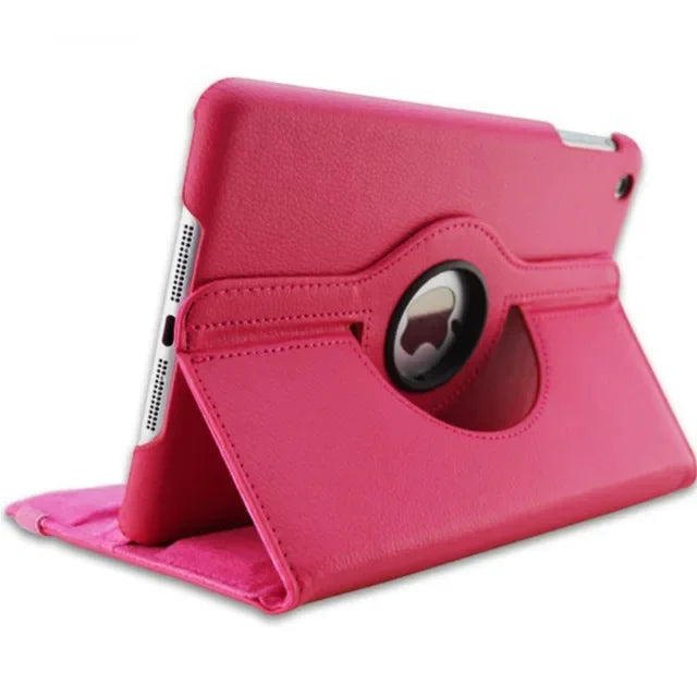 360° Rotating Stand Case for iPad & iPad Pro – Multi-Angle Viewing Folio Cover with Auto Sleep/Wake & Pencil Holder