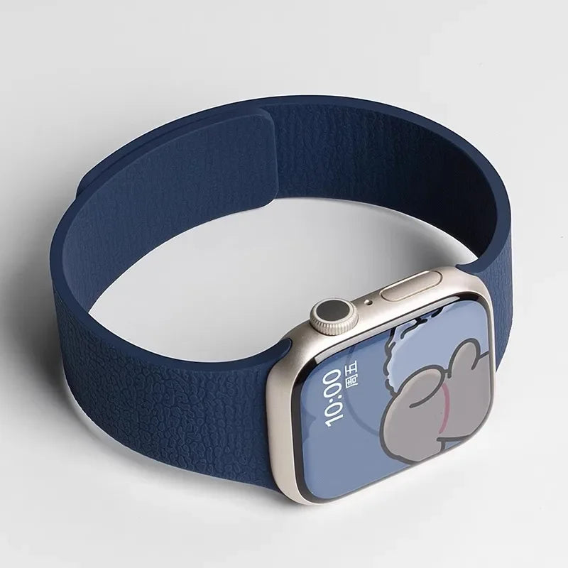 New Soft Silicone Sport Strap for Apple Watch – Sweat-Proof Breathable Replacement Band Compatible with All Series Ultra 2 / 9 / 8 / 7 / SE in Multiple Colors