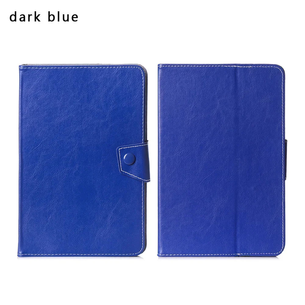 PU Leather 360° Flip Stand Tablet Case, 7–10 Inch