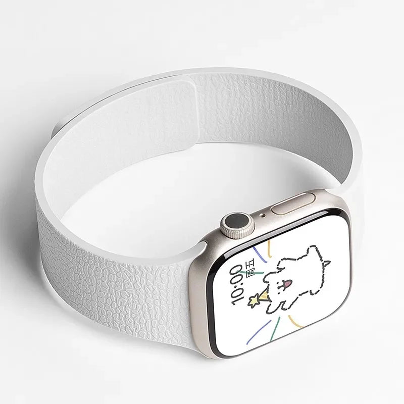New Soft Silicone Sport Strap for Apple Watch – Sweat-Proof Breathable Replacement Band Compatible with All Series Ultra 2 / 9 / 8 / 7 / SE in Multiple Colors