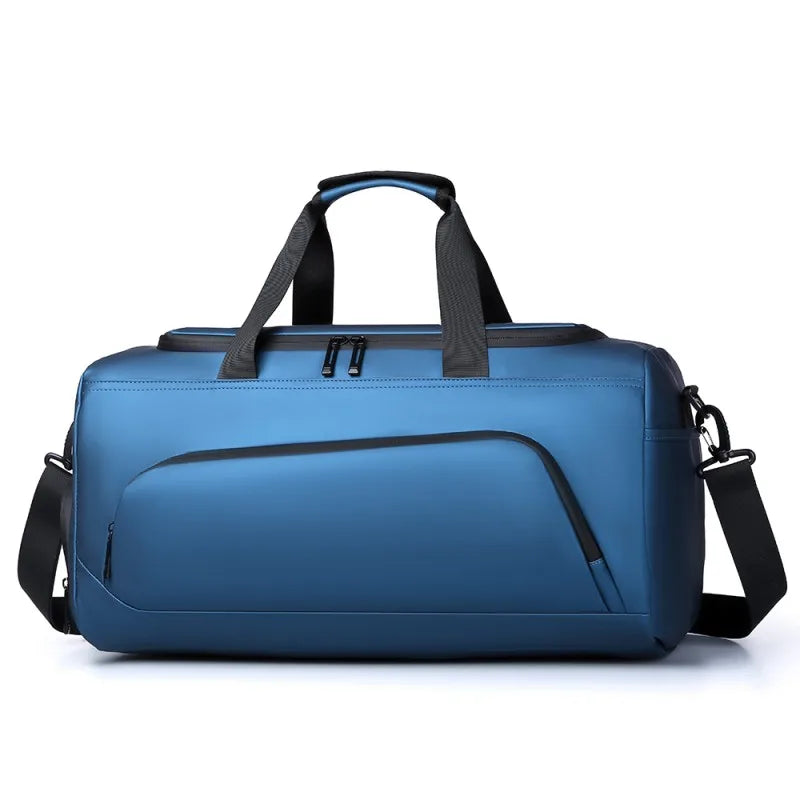 Sports Gym Bag with Shoe Compartment & Wet/Dry Separation – Large Capacity Multi-Pocket Travel Duffel for Men & Women