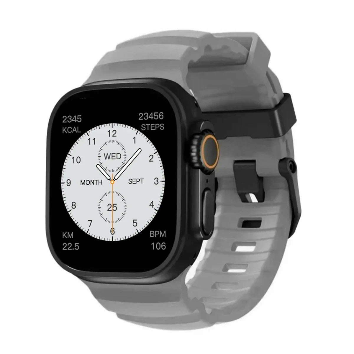 Silicone Sports Band for Apple Watch – Sweat-Proof Breathable Replacement Strap for All Series Ultra 2 / 9 / 8 / 7 / SE for Active Use