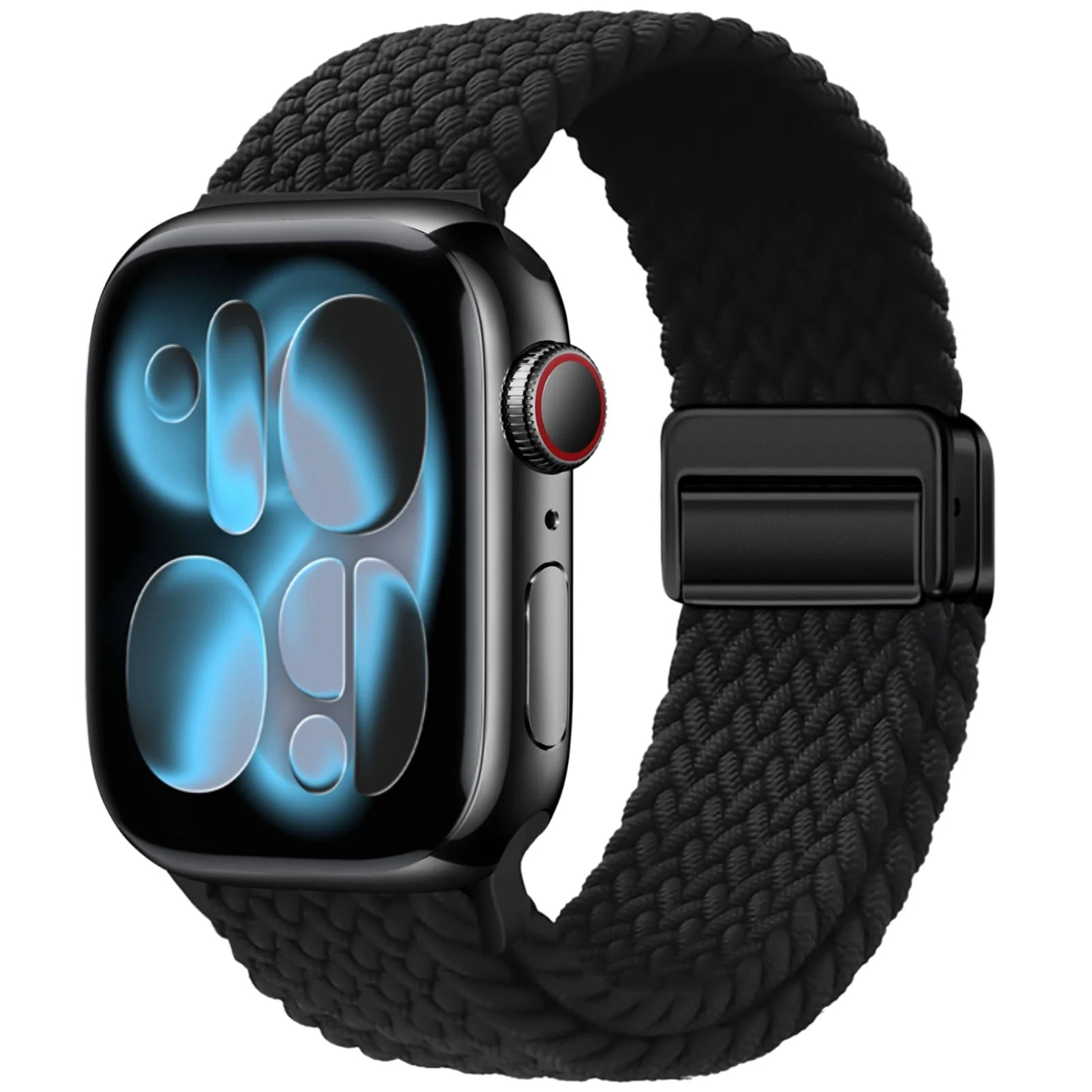 Magnetic Loop Apple Watch Band for Series 6 / 7 / 8 / 9 – Stainless Steel Mesh Bracelet with Adjustable Fit for Men & Women