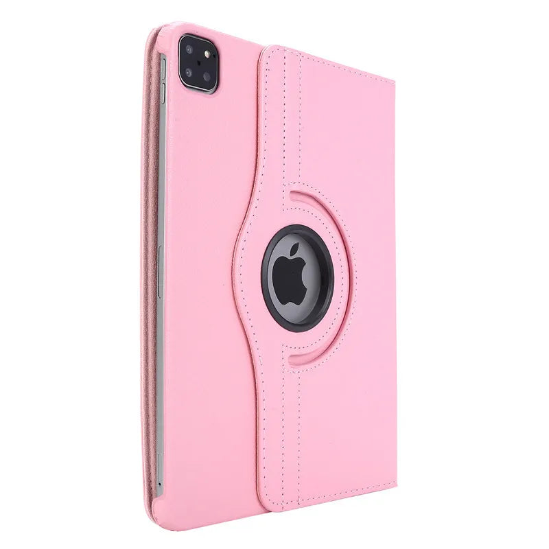 360° Rotating Stand Case for iPad Air & iPad Pro – Shockproof Multi-Angle Folio Cover with Auto Sleep/Wake & Stylus Holder
