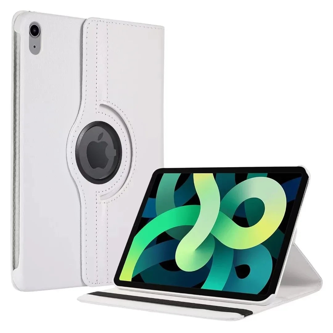 360° Rotating Stand Case for iPad Air & iPad Pro – Shockproof Multi-Angle Folio Cover with Auto Sleep/Wake & Stylus Holder