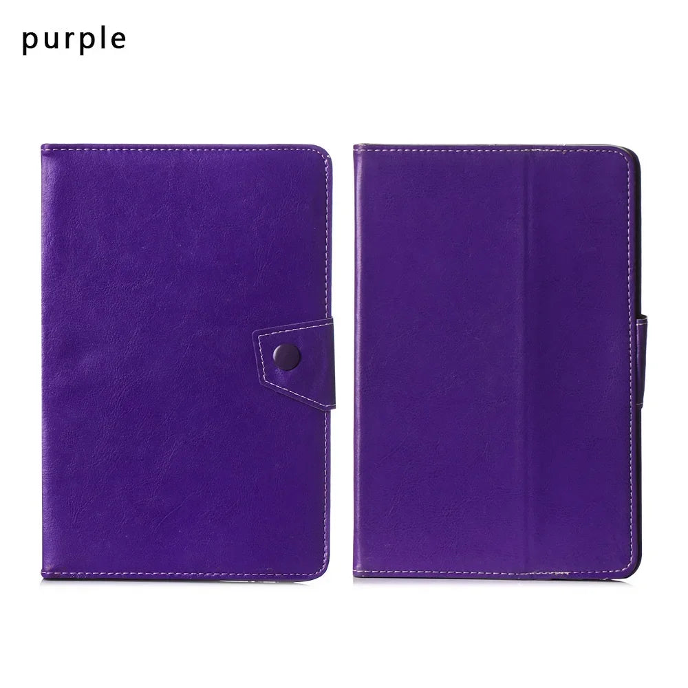 PU Leather 360° Flip Stand Tablet Case, 7–10 Inch
