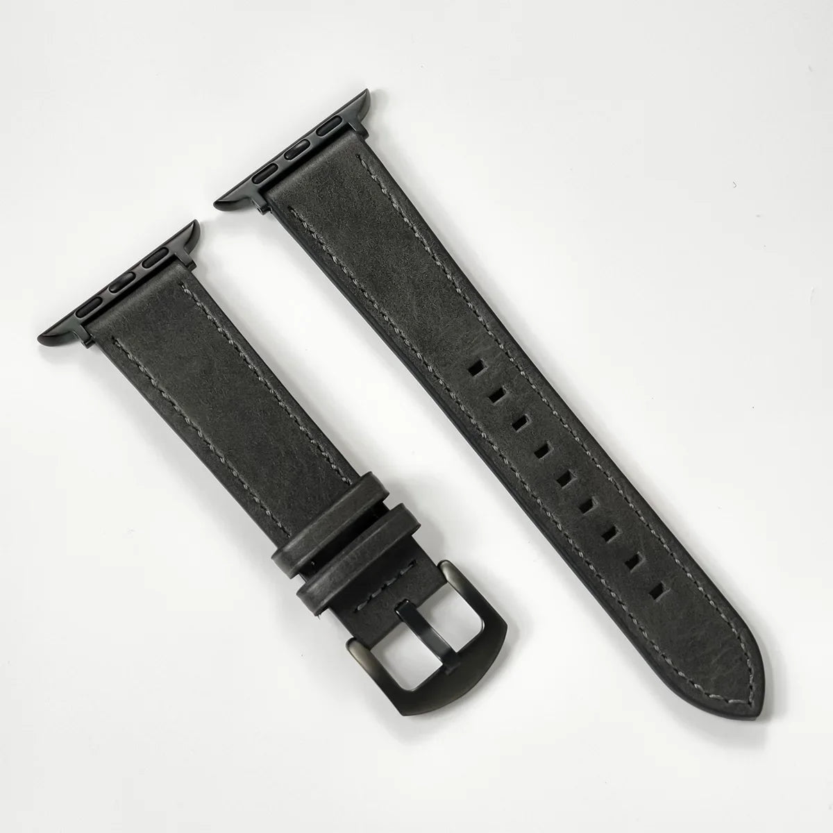 Genuine Leather Apple Watch Band – Classic Style Compatible with All Series Ultra 2 / Ultra / 9 / 8 / 7 / 6 / SE for Men & Women