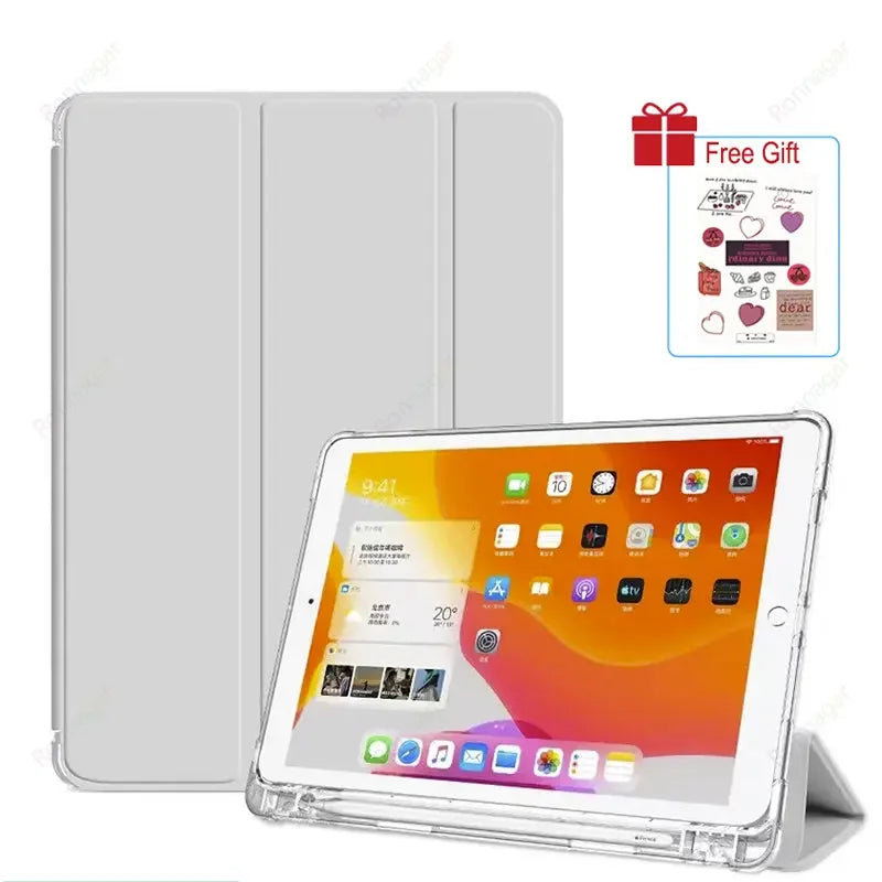 Shockproof Heavy Duty iPad Case with Apple Pencil Holder – Compatible with iPad A16, 10th / 9th / 8th / 7th Gen & Multiple Generations