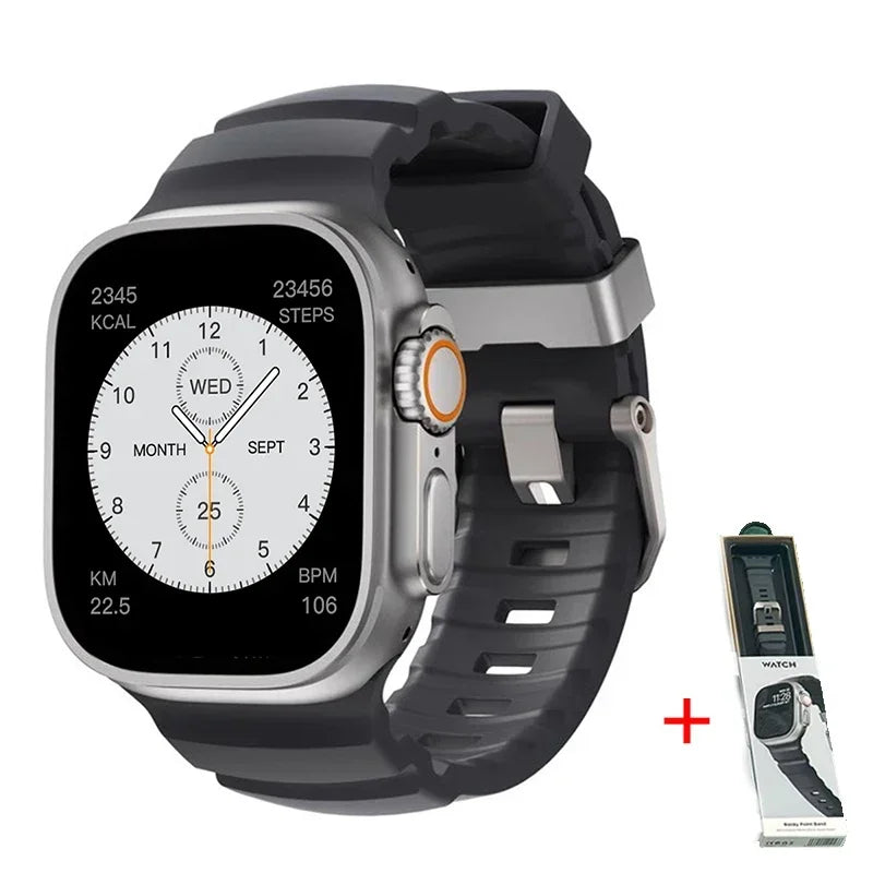 Silicone Sports Band for Apple Watch – Sweat-Proof Breathable Replacement Strap for All Series Ultra 2 / 9 / 8 / 7 / SE for Active Use