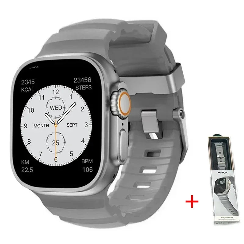 Silicone Sports Band for Apple Watch – Sweat-Proof Breathable Replacement Strap for All Series Ultra 2 / 9 / 8 / 7 / SE for Active Use