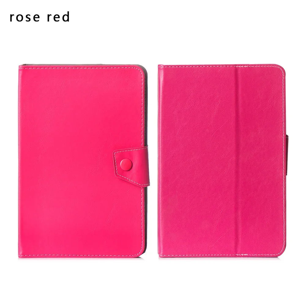 PU Leather 360° Flip Stand Tablet Case, 7–10 Inch