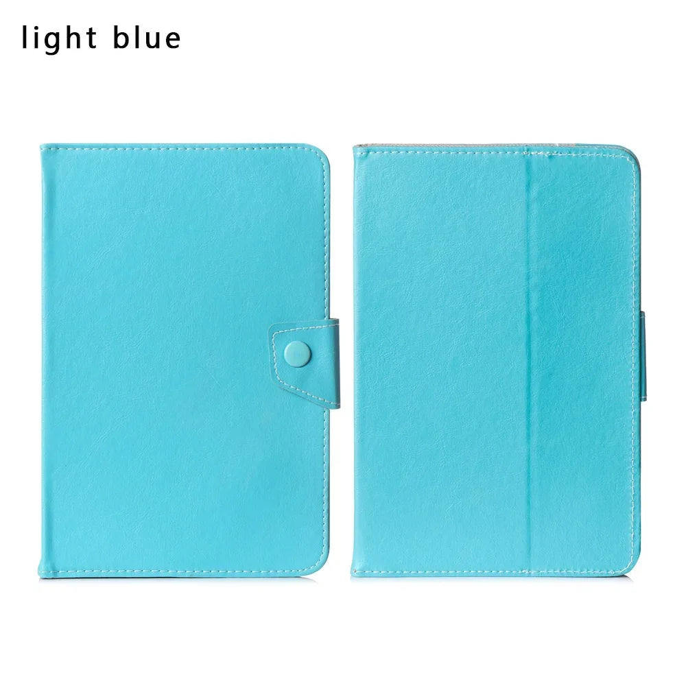 PU Leather 360° Flip Stand Tablet Case, 7–10 Inch