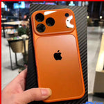 Luxury Matte Glass Case for iPhone 17 / 16 / 15 / 14 / 13 – Slim Shockproof Hard Cover with Elegant Frosted Finish