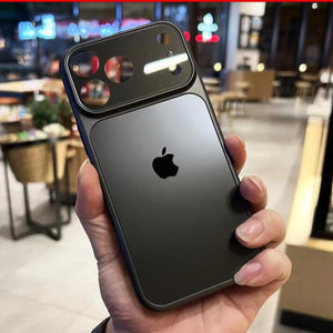 Luxury Matte Glass Case for iPhone 17 / 16 / 15 / 14 / 13 – Slim Shockproof Hard Cover with Elegant Frosted Finish